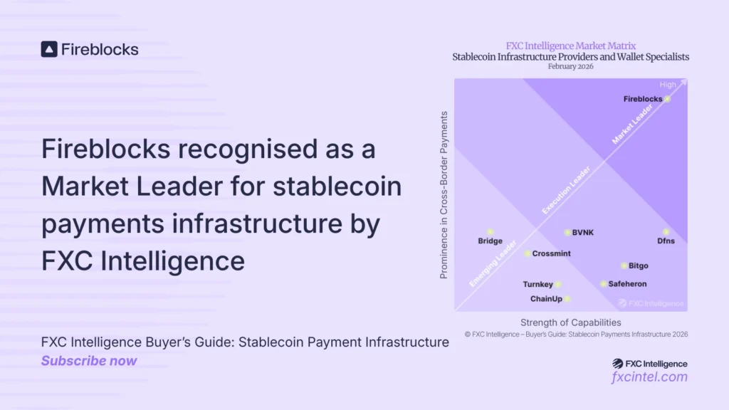 FXC Market Matrix for Stablecoin Infrastructure providers and wallet specialists in February 2026.